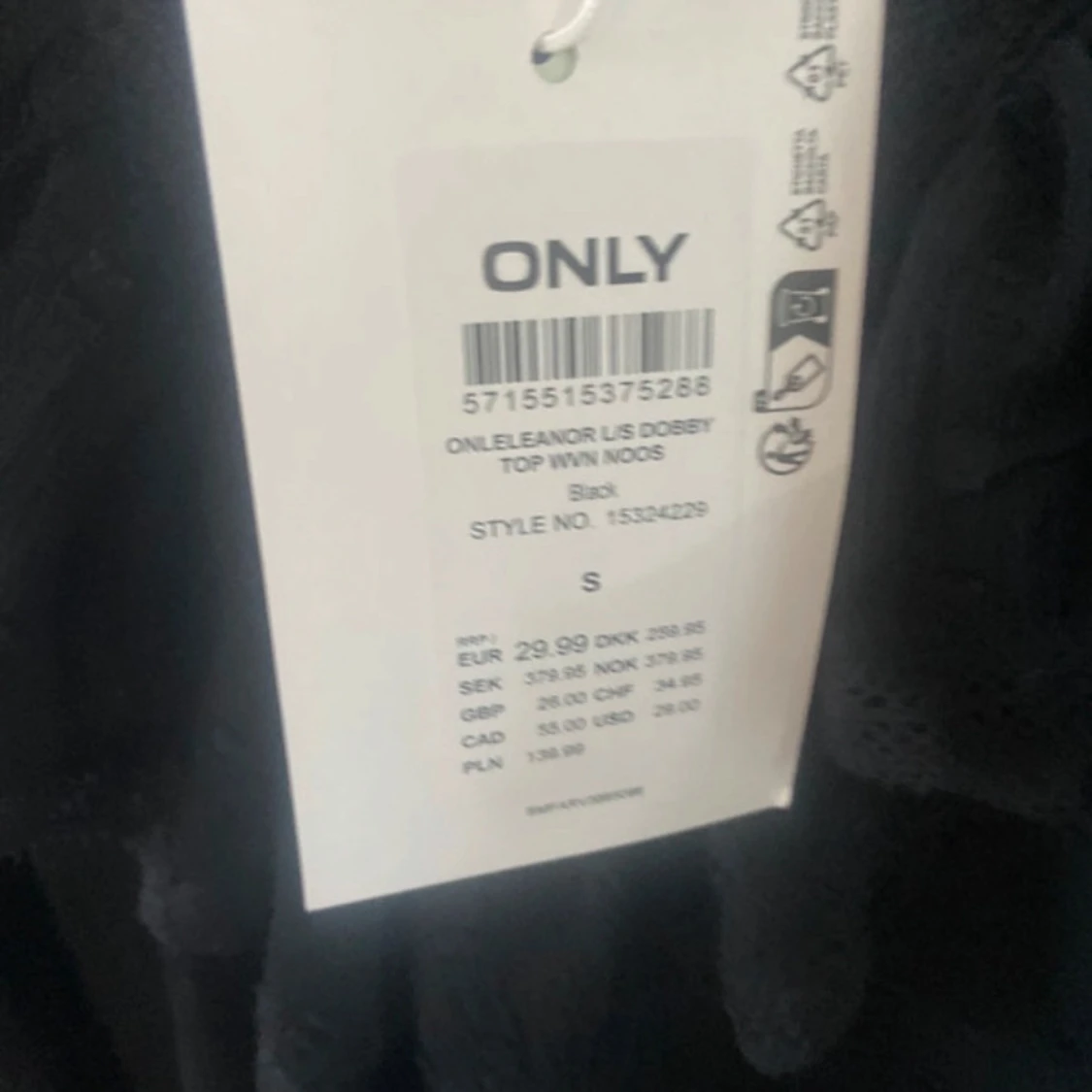 Svart Blus Only Eleanor - 92