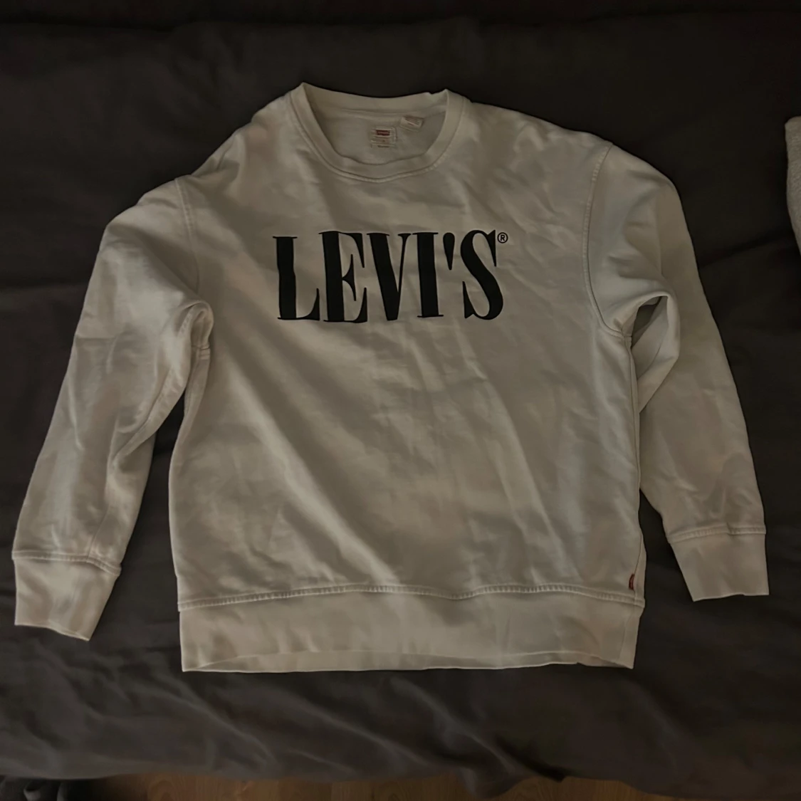 Vit sweatshirt från Levi's
