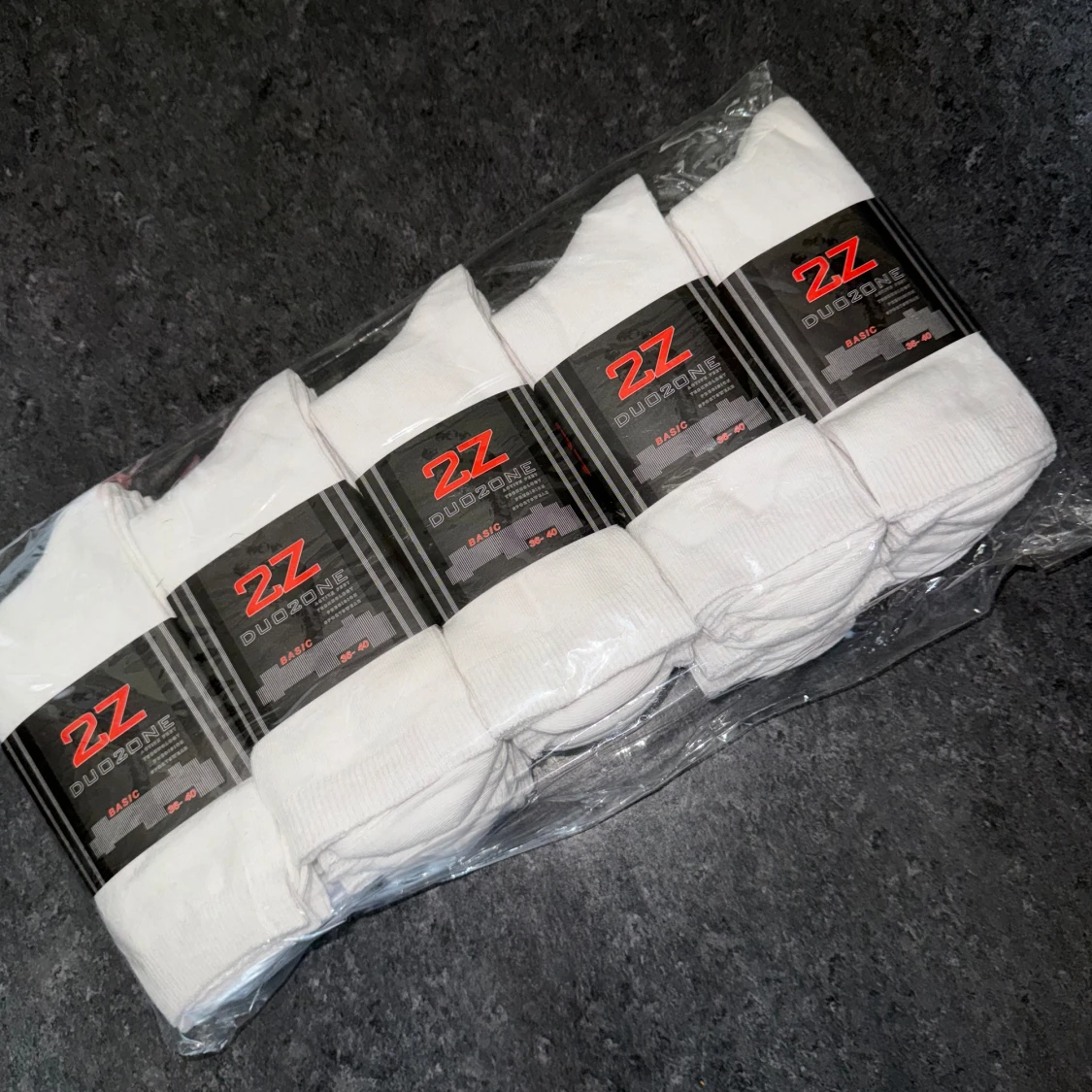 25 par Vita sportstrumpor från 2Z