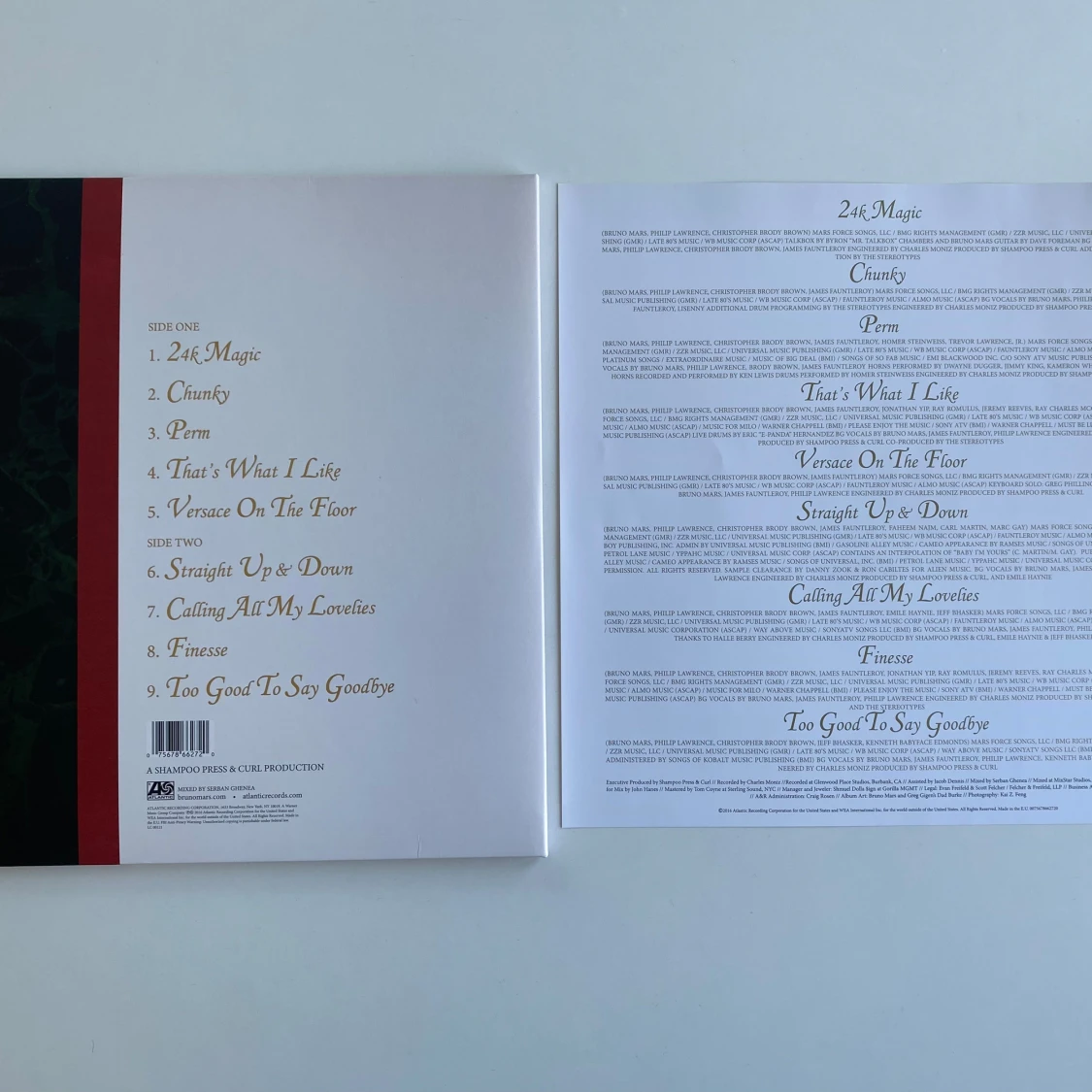 Bruno Mars - 24K Magic (2018), NM/NM - Vinyl LP (Metallic Foil) - 91