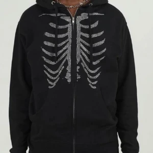 Skelett hoddie - Använder inte därför säljer jag 