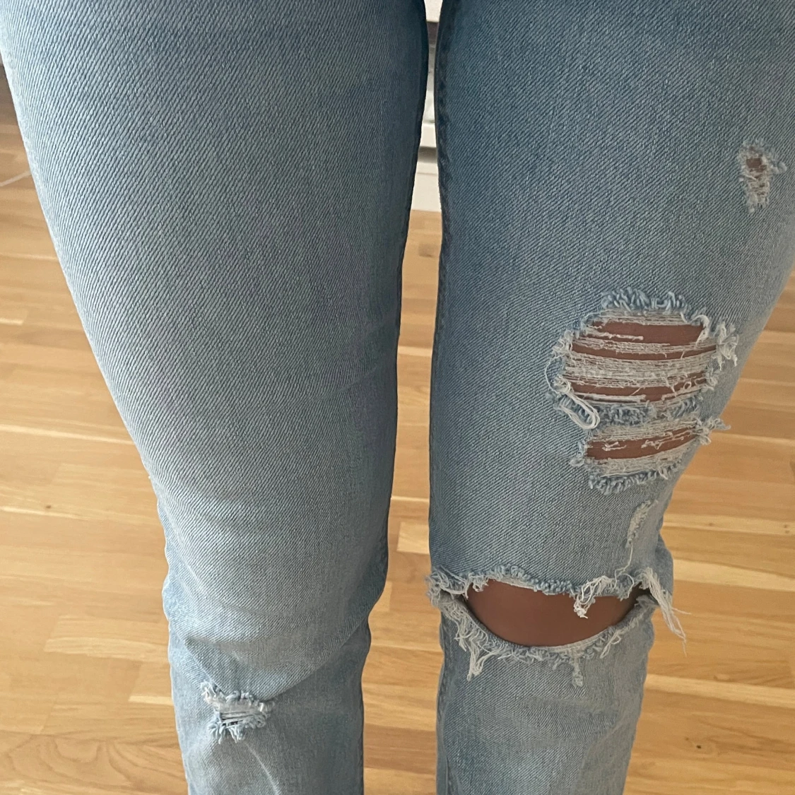 Lågmidjade bootcut jeans  - 4