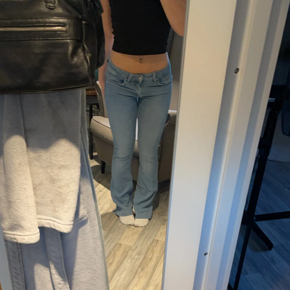 Lågmidjade jeans