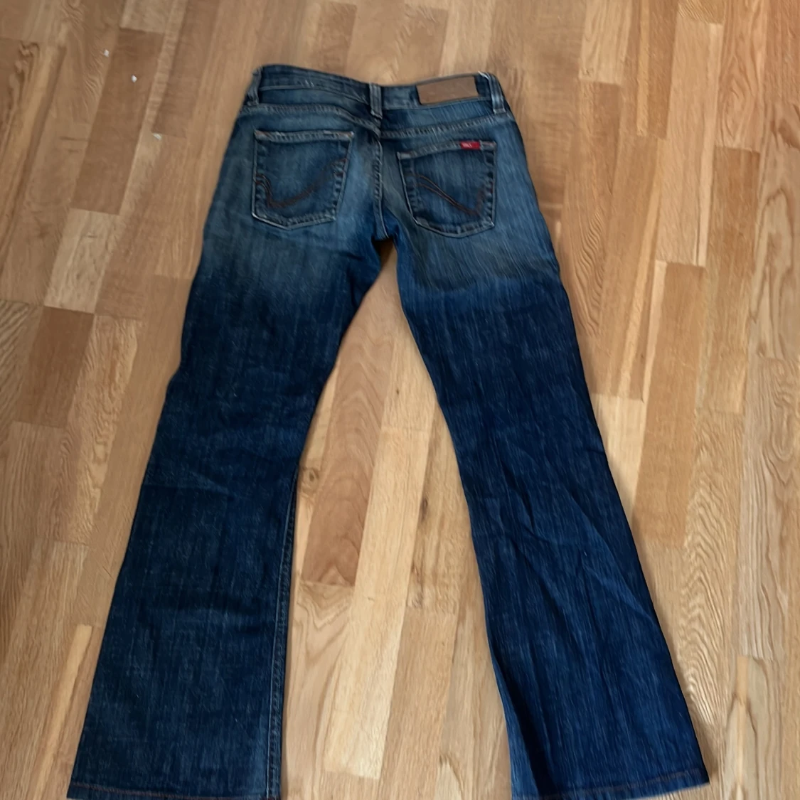 lågmidjade jeans - 90