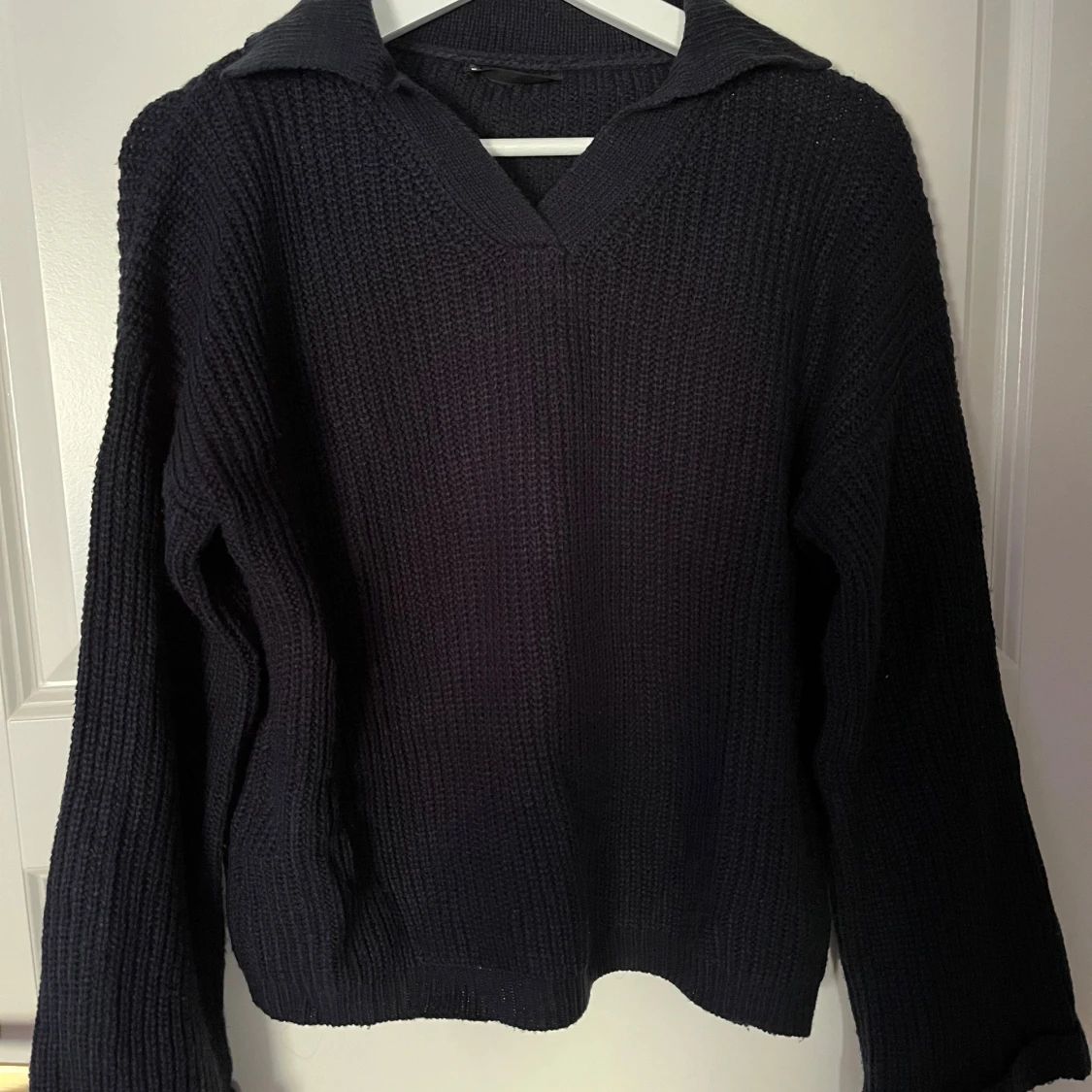 Matinblå Stickad - 91