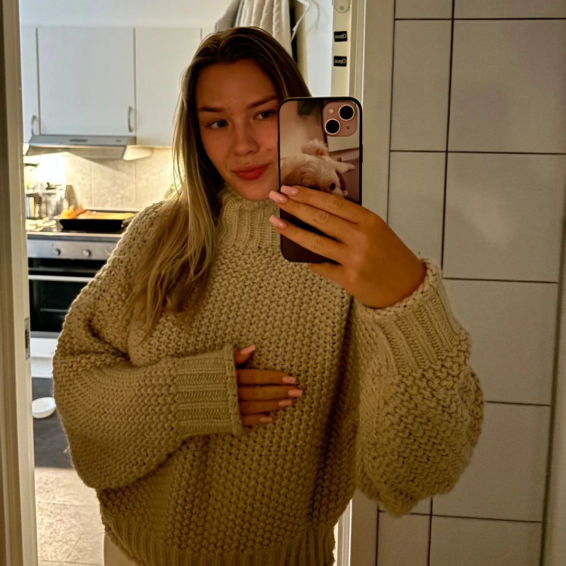 Stickad tröja  - 90