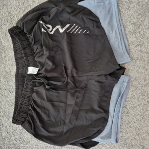 Training shorts men double layer size S - New men shorts for gym and training double layer