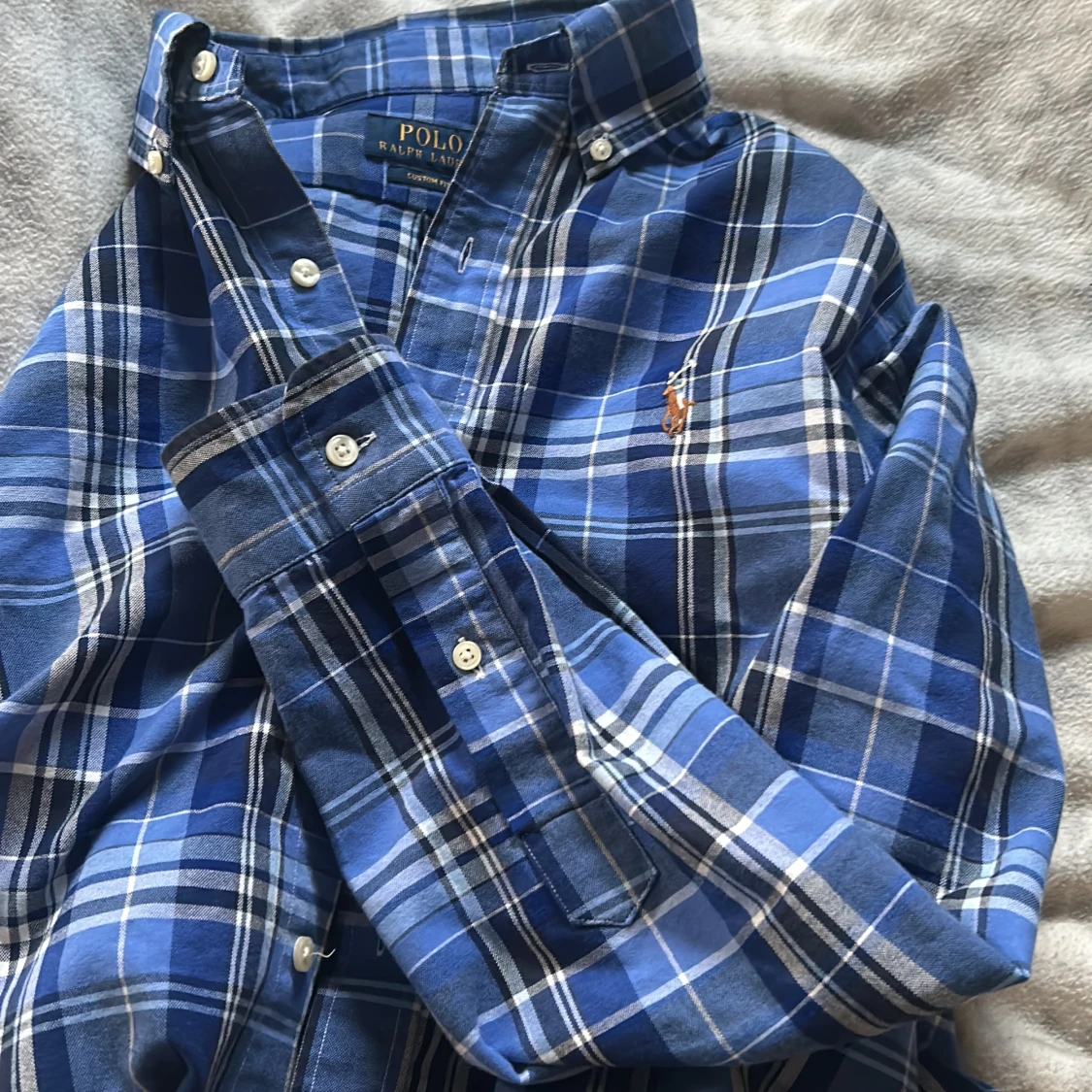 Blå rutig skjorta från Ralph Lauren - 3