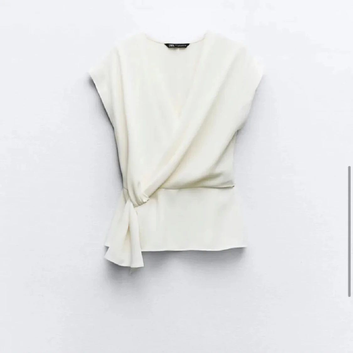 Vit omlottopp från Zara