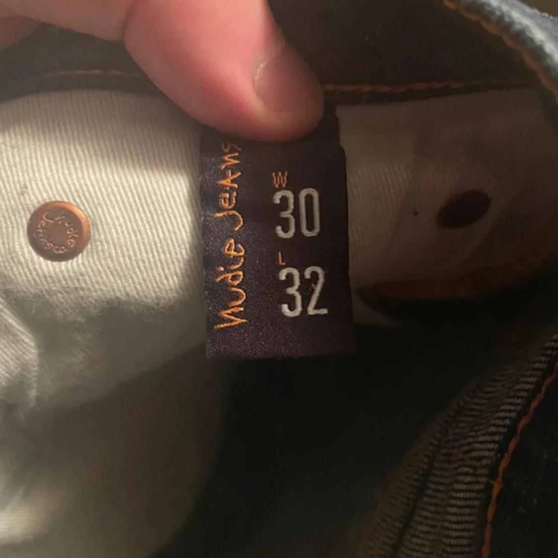 Mörkblå jeans från Nudie Jeans - 91