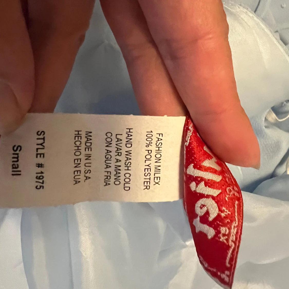 Ljusblå långklänning från Juliet - 90