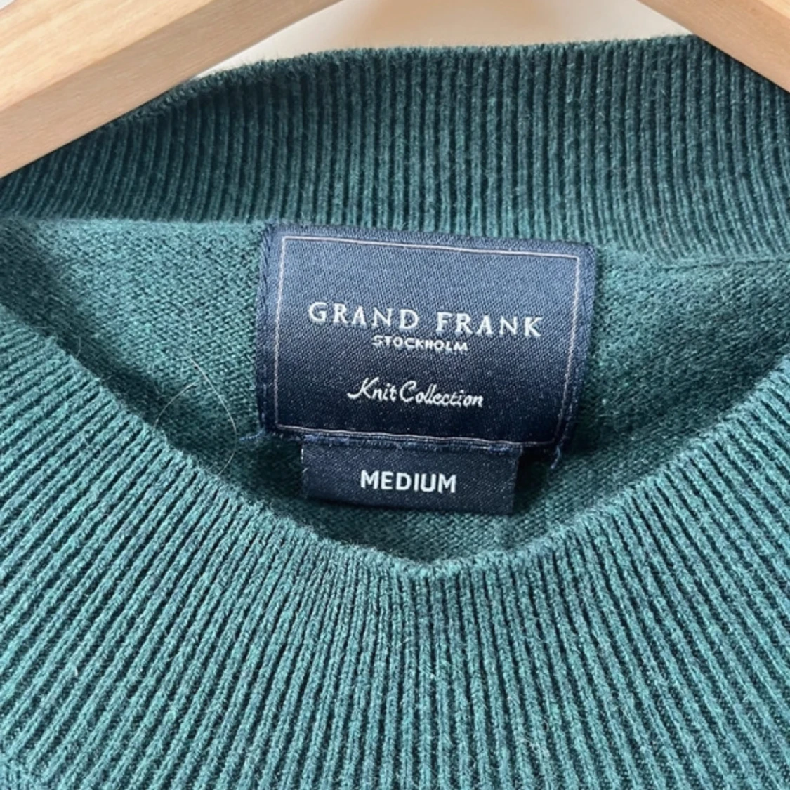 Grön tröja - kashmirblandning - 90