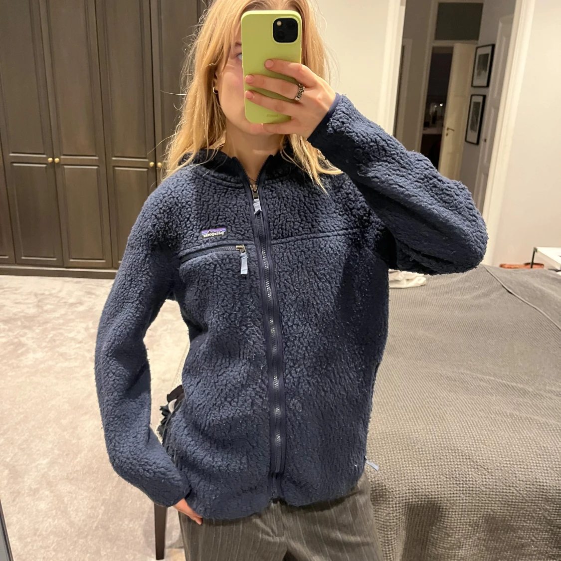 Mörkblå fleecejacka från Patagonia - 92