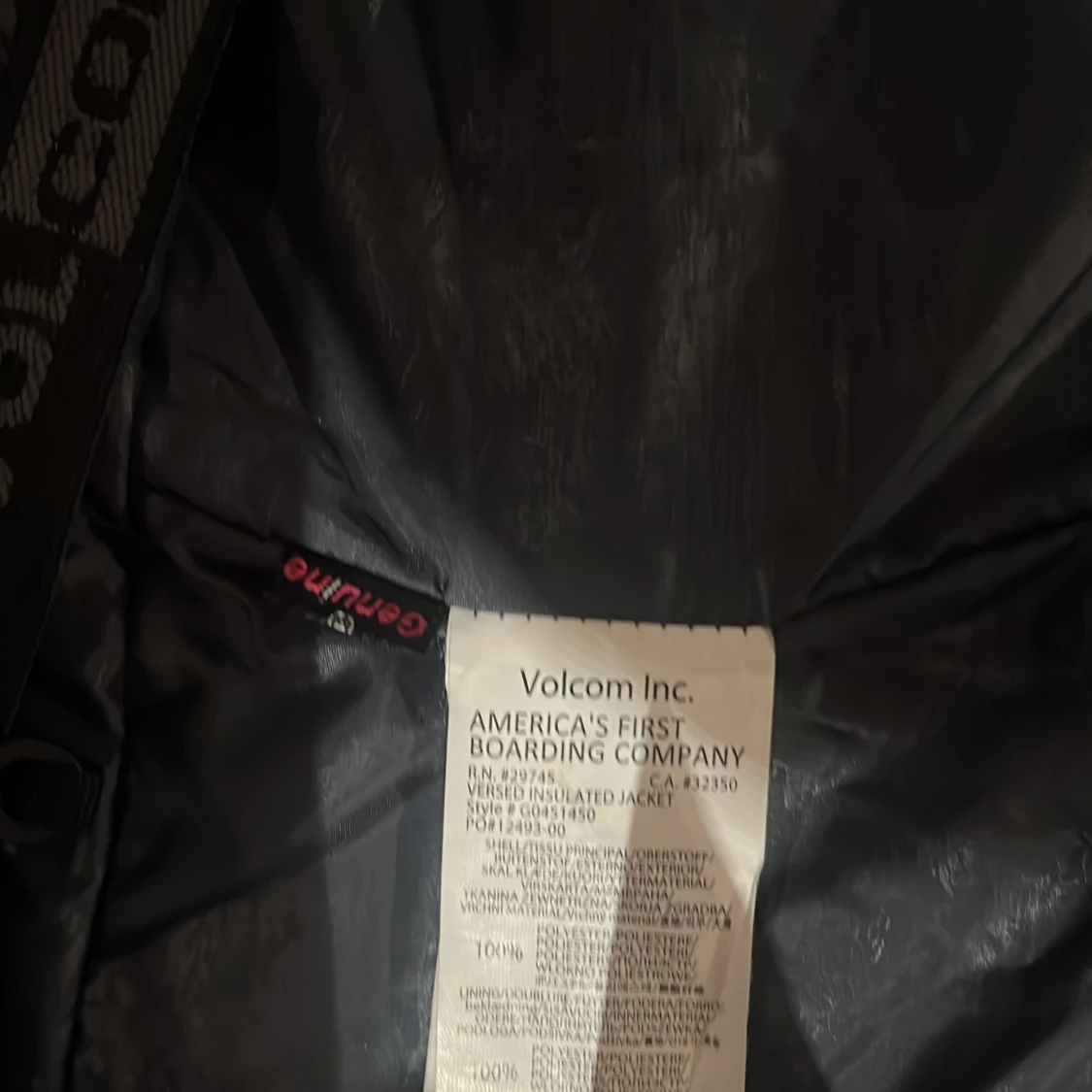 Grön och svart jacka från Volcom - 93