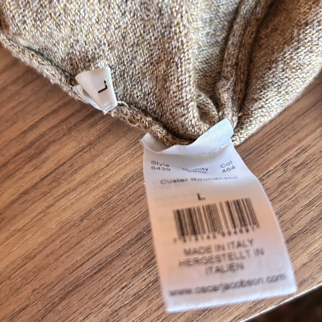 Beige tröja från Oscar Jacobson - 91