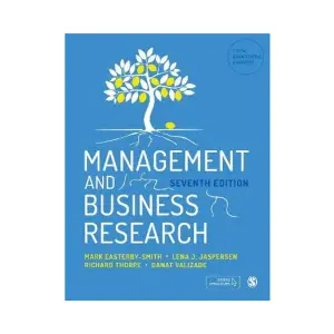 An updated edition of a bestselling text that provides readers with a clear and comprehensive overview of methods for conducting management and business research.This bestselling textbook has been fully updated, and provides readers with a comprehensive overview of methods for conducting business and management research. Highly visual, and written in a clear and accessible way, the book includes helpful learning features throughout, including learning goals at the start of each chapter, a research in action feature, examples, a Research Plan Canvas template and more. The content has been brought up-to-date with the inclusion of big data, predictive analytics and a dedicated chapter on machine learning.Accompanying the book is a wealth of online resources to further enhance your learning experience, including: MCQs Video content Templates and data sets Glossary flashcards Additional case studies These can be accessed by students at study.sagepub.com/easterbysmith7e    Format Häftad   Omfång 470 sidor   Språk Engelska   Förlag Sage publications inc   Utgivningsdatum 2021-04-29   ISBN 9781529734515  