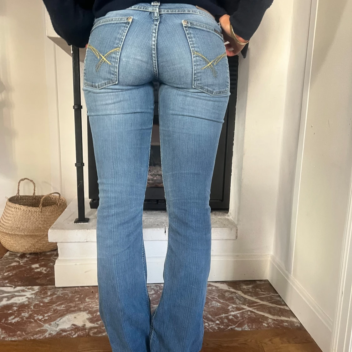 Lågmidjade jeans - 90