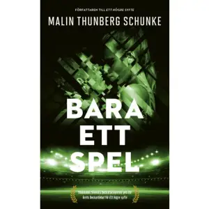 Bästa boken till EM i fotboll. ... Frågan är dock om inte nya Bara ett spel är Thunberg Schunkes bästa hittills... Gunilla Wedding, Skånska DagbladetPengar, maktspel, svek och den stora drömmen om att lyckas Ett exklusivt party på en yacht i Stockholms skärgård slutar i dramatik. Kort därefter kontaktar någon Eurojust i Haag och läcker hemlig information om grova brott i en känd fotbollsklubb i London. Spåren leder in i en värld av pengar, glamour och framgång, men när den svenska åklagaren Esther Edh och hennes italienska chef Fabia Moretti börjar att nysta i fallet ställs de mot mäktiga och skrupellösa motståndare. Vem är egentligen uppgiftslämnaren och vilka motiv har han? Bakom fasaden pågår ett dunkelt och livsfarligt spel med andras liv som insats.En roman om makt, svek och girighet i en värld där brottslingar bara har en regel: att det inte finns någon regel. Det är samtidigt en drabbande berättelse om en stark vänskap och om den stora drömmen att lyckas. Och om hur längtan efter kärlek kan göra dig blind.Bara ett spel är den tredje fristående delen i serien om Esther Edh och Fabia Moretti och deras kamp mot internationell brottslighet.Malin Thunberg Schunke är docent i straffrätt och har arbetat som åklagare. Hon är född i Skövde men bor i Hannover och på Sardinien med sin familj. Hennes första bok Ett högre syfte belönades med Svenska deckarakademins debutantpris. Thunberg Schunkes kriminalromaner är alltid ambitiösa med intriger som vill något mer än det uppenbara. ... ämnesvalen är både spännande och oväntade och man anar omfattande research. Maria Näslund, Göteborgs-PostenDet här är en välskriven och initierad spänningsroman i 90 kapitel om fotbollens avigsidor, om svek, girighet och om hänsynslöshet, men också om vänfasthet, solidatritet och om att kärlek inte alltid är att lita på. En dos internationell terrorism finns också med som nervpirrande krydda. Bibliotekstjänst    Format Pocket   Omfång 376 sidor   Språk Svenska   Förlag Piratförlaget   Utgivningsdatum 2022-01-12   ISBN 9789164207760  