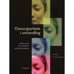 Socialantropologen Renita Sörensdotter har följt två hemtjänstgrupper för att förstå deras inbördes relationer, arbetsvillkor och kunskapsprocesser. Den ena gruppen är relativt enhetlig och består av vita svenska kvinnor med arbetarklassbakgrund, boende i en liten bruksort i Dalarna där arbetsfördelningen i samhället är tydligt heteronormativ. Den andra gruppen arbetar i Stockholms innerstad och består av en blandning av människor, där kön, etnicitet, klasstillhörighet och utbildningsnivå varierar. Grupperna ställs inför olika problem och möjligheter beroende på sin sammansättning, men samtidigt har de liknande tankar kring omsorgsarbetets villkor. I boken diskuteras dessa skillnader och likheter med särskilt fokus på yrkesval, jämställdhet, integration, gruppens inbördes kultur, kroppsliga möten och emotionellt arbete.    Format Häftad   Omfång 288 sidor   Språk Svenska   Förlag Makadam förlag   Utgivningsdatum 2008-02-08   ISBN 9789170610486  