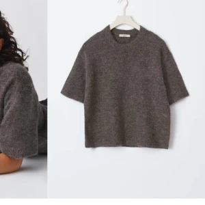 Brun stickad topp - Säljer denna superfina stickade toppen från Gina tricot i storlek S🤎 använd endast 1 gång! Som ny!! Slutsåld i denna storleken på hemsidan!!