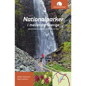 NATIONALPARKER I MELLERSTA SVERIGE vandringsturer och utflykter är den perfekta guideboken för dig som vill upptäcka våra fantastiska nationalparker till fots. Vackra forsar och dramatiska vattenfall, höga kustberg och djupa raviner, mossiga skogar, magiska tjärnar och spännande öar nationalparkerna i mellersta Sverige bjuder på en härlig variation av vandring och naturupplevelser. I Fulufjällets nationalpark finns ett av Sveriges högsta vattenfall och i Skuleskogen kan du promenera genom en mycket häftig bergsskreva Njupeskär och Slåttdalsskrevan är några av de mest storslagna platserna vårt land kan uppvisa. I Tresticklan vandrar du på hällmarksryggar intill långsträckta sjöar vid gränsen mot Norge. De blomsterrika och promenadvänliga nationalparkerna Garphyttan och Ängsö bjuder på ljuvliga ängar med vackra orkidéer. Töfsingdalen, å andra sidan, är en av Sveriges mest otillgängliga nationalparker, men en topptur till Hovden ger en oförglömlig känsla av genuin vildmark. Sonfjället bjuder på karg skönhet med utsiktstoppar och björnrika barrskogar. I Tyresta och Hamra vandrar du i urskogar med tallar som föddes för 400 år sedan och i Färnebofjärdens nationalpark går du på spänger över myrar i sällskap med ropande tranor. Här kan du blicka ut över milsvida fjärdar, unika älvängar och hundratals små öar där fiskgjuse och havsörn sveper över vattnen. Boken ger utförlig information om ett 60-tal vandringsturer och utflykter, från lätta familjepromenader till rejäla dagsturer. Detaljerade kartor och en översikt över vandringsturerna med längd och svårighetsgrader, gör det lätt att hitta och att planera turen. I boken får du även tips om fler utflyktsmål i närheten av nationalparkerna. De vandrande biologerna, Staffan Söderlund och Marie Sjöström, är författare, fotografer och naturguider. De har hittills skrivit ett tiotal guideböcker om natur och vandring i Sverige. De senaste är: Funäsjjällen, Helags och Ljungdalen vandringsturer och utflykter (2017), Nationalparker i södra Sverige (2018), och Höga Kusten vandringsturer och utflykter (2020). Ur innehållet: * Njupeskärsslingan 93 meter vattenfall och mäktig kanjon.* Sonfjället runt spännande Sododalen och storslagna vyer.* Slåttdalsskrevan och Slåttdalsberget Höga kustens vackraste tur.* Norrudden på Ängsö njut av Adam och Eva i maj. * Bråtaneslingan vildmark vid Tresticklan.* Ängsstigen orkidérika blomsterängar i Garphyttan.* Kungsslingan Dalälvens otämjda forsar och ståtliga ekar.* Urskogsstigen i Tyresta mäktiga tallar och spillkråka. * Hamraleden vandring längs Svartån. * Topptur till Hovden Töfsingdalens pärla.     Format Flexband   Omfång 357 sidor   Språk Svenska   Förlag Vildmarksbiblioteket   Utgivningsdatum 2021-05-19   Medverkande Marie Sjöström   Medverkande Staffan Söderlund   ISBN 9789186433796  