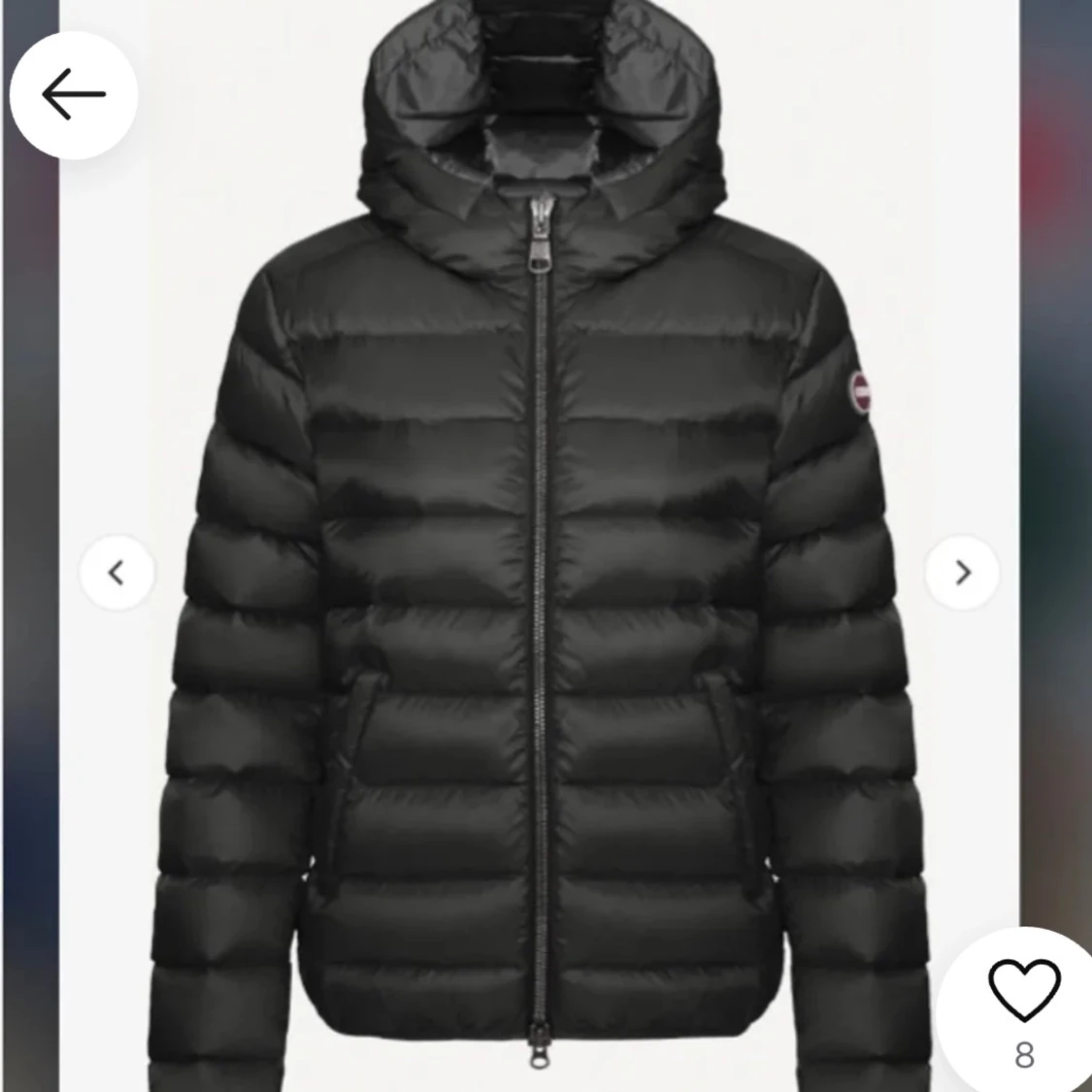 Svart dunjacka från Colmar - 91