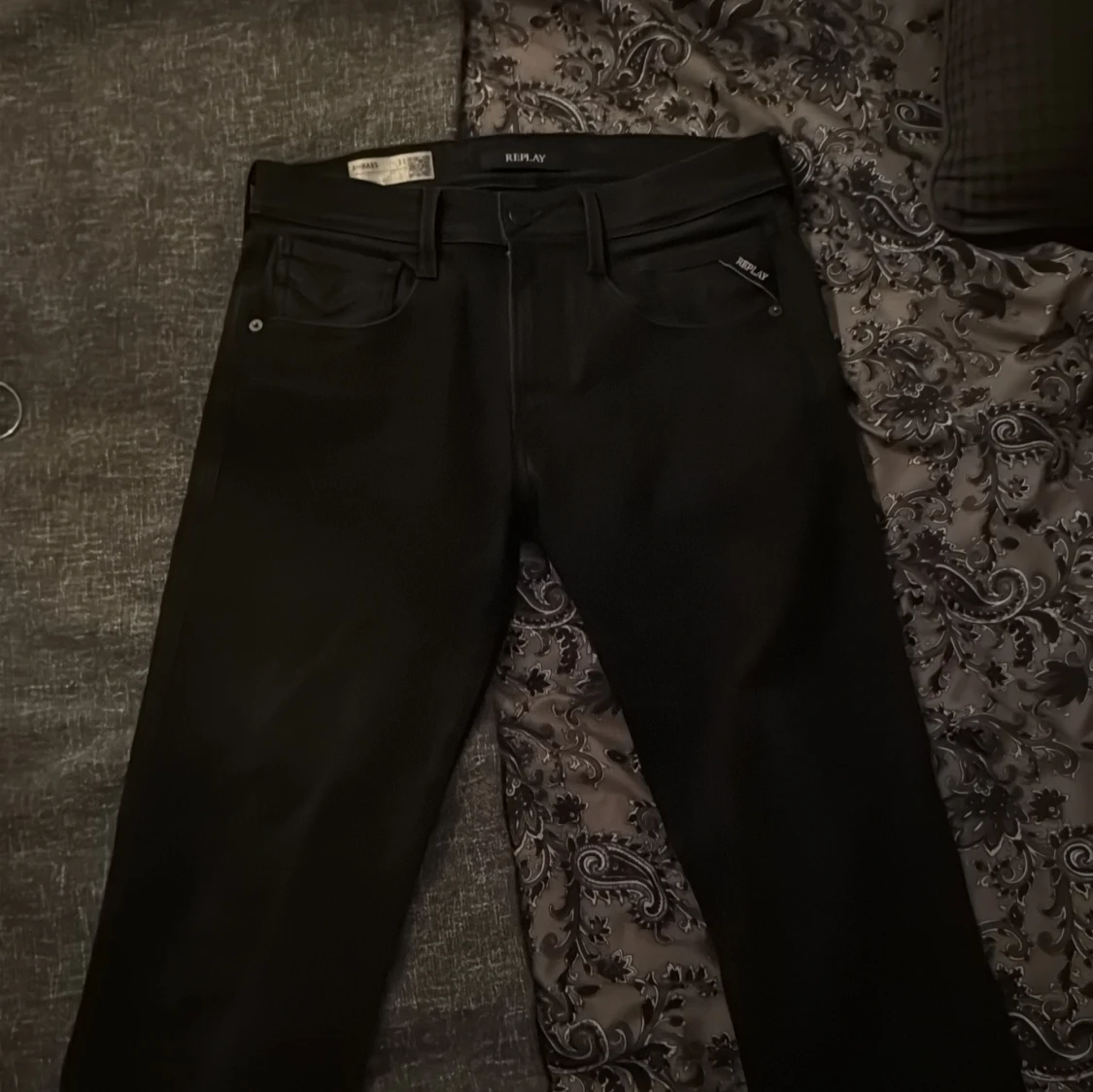 Svarta jeansbyxor från Replay