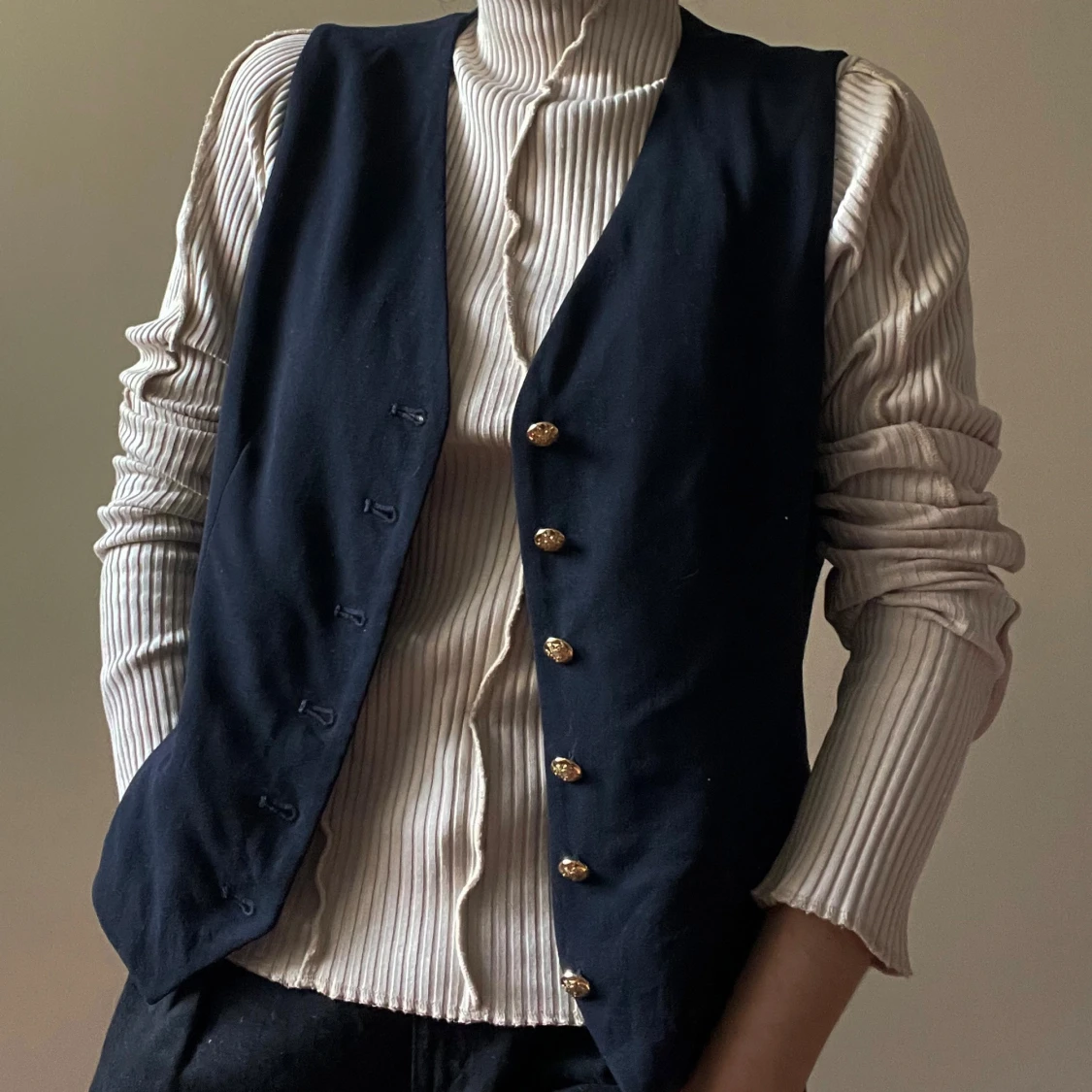 Vintage Ralph Lauren Navy Suit Vest