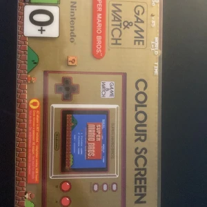 Nintendo Mario game and Watch  - Knappt använd. Kommer med alla original förpackningar. Skriv vid frågor 