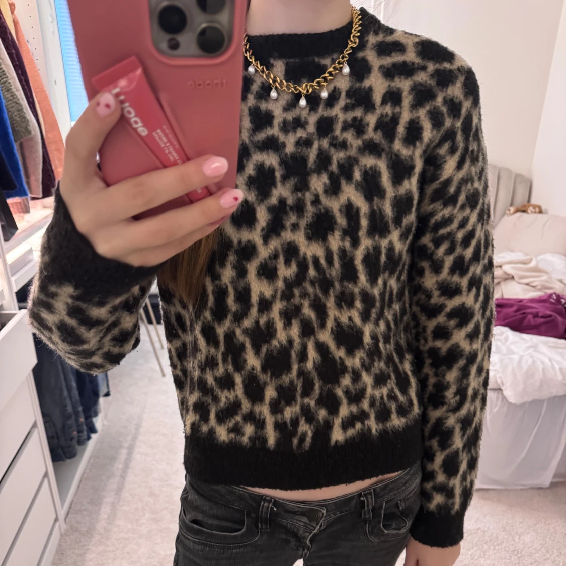 Leopardmönstrad tröja🥰 - 3