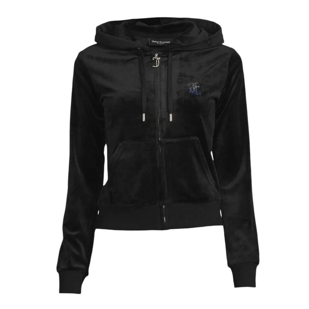 säljer en snygg 2000s Juicy Couture huvtröja i nyskick, använd endast en gång🖤 Nypris 1399kr men säljer den för 300kr. Hoodies.