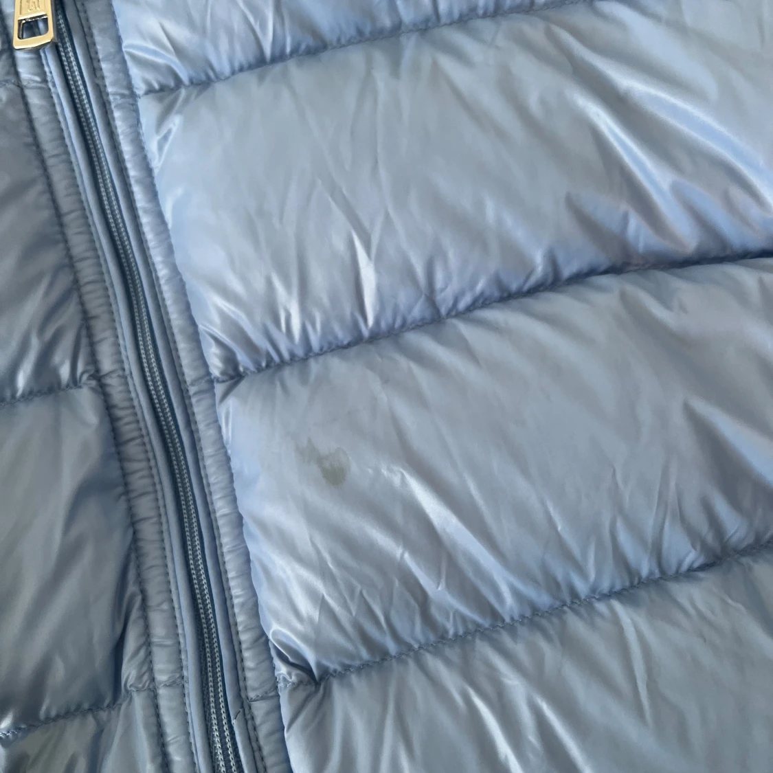 Ljusblå Moncler dunjacka - 91