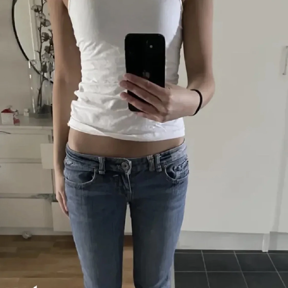 Lågmidjade jeans - 90