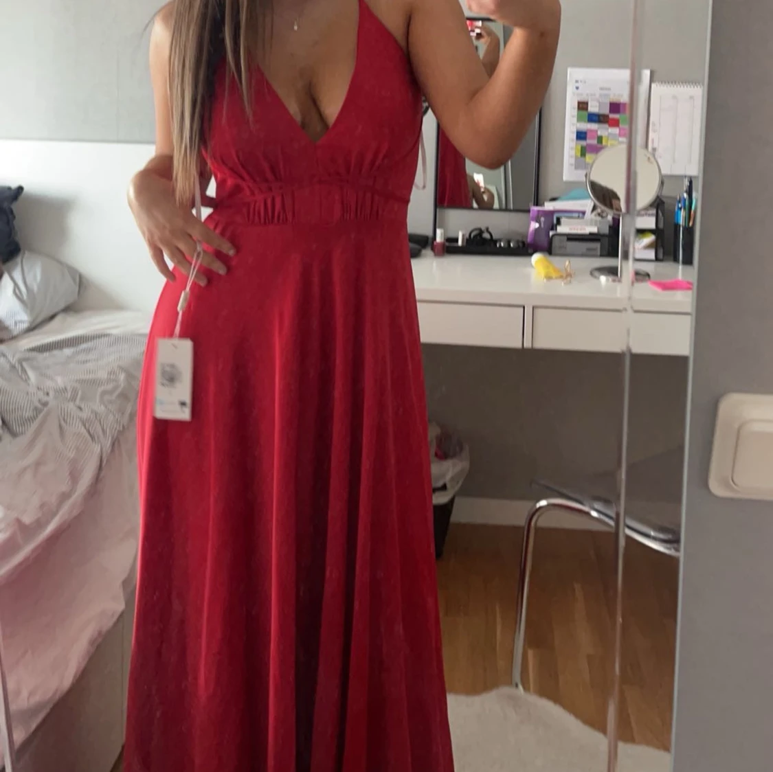 Röd balklänning - 90