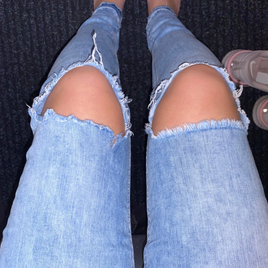 Ljusblåa jeans - 91