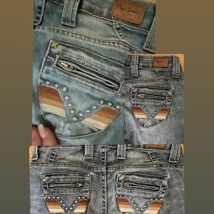 Skit snygga low waist jeans - SKIIITTT SNYGGGAA low waist jeans!! Måtten står i bilderna❣️❣️  säljer för dom var för små för mig TYVÄRRR. 