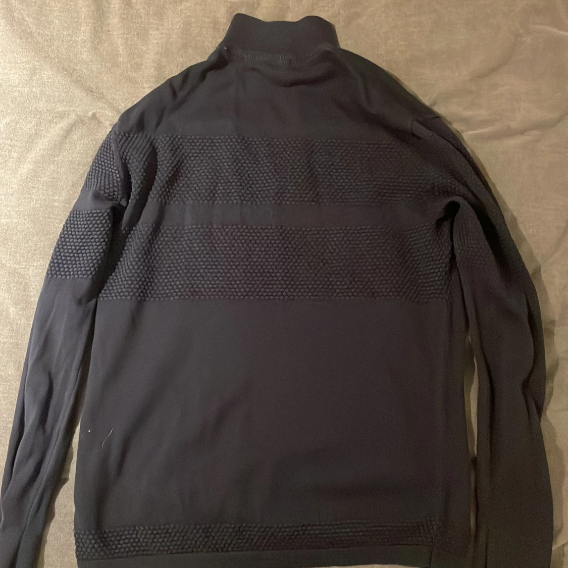 Mörkblå tröja med dragkedja från Selected Homme - 1