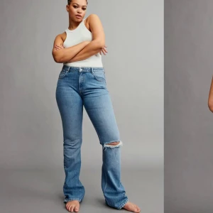 Flare jeans  - Full length flare jeans från Gina! Knappt använda då de är lite för stora för mig 