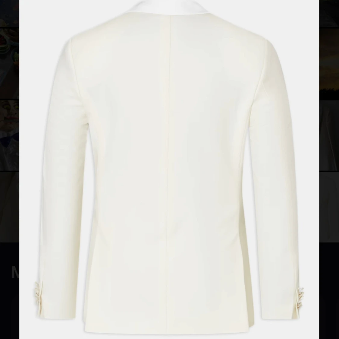 Vit kavaj från Oscar Jacobson - 90