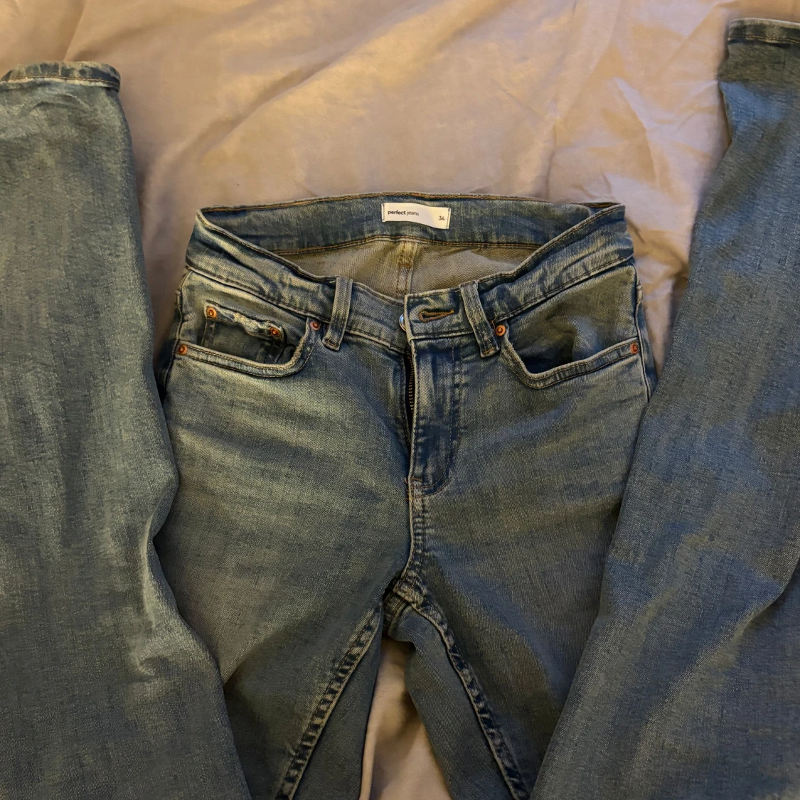 Lågmidjade bootcut - 90