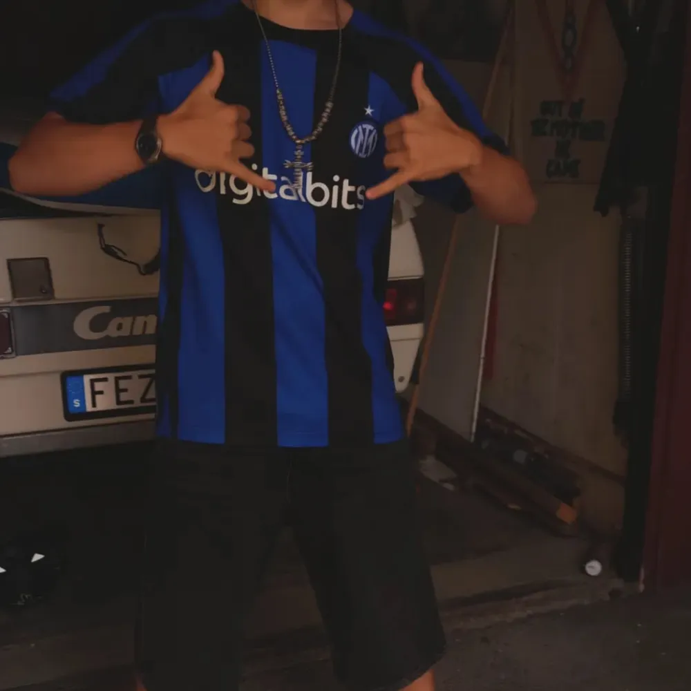 Inter Milan tröja med Lukaku . Sportswear.