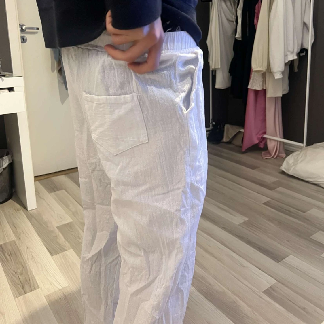 Vita Linnebyxor - 91