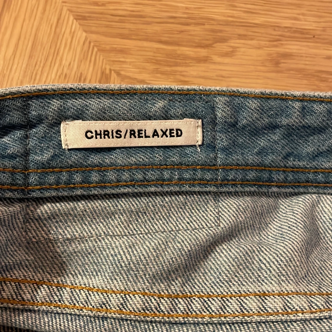 Ljusblåa jeans - 92