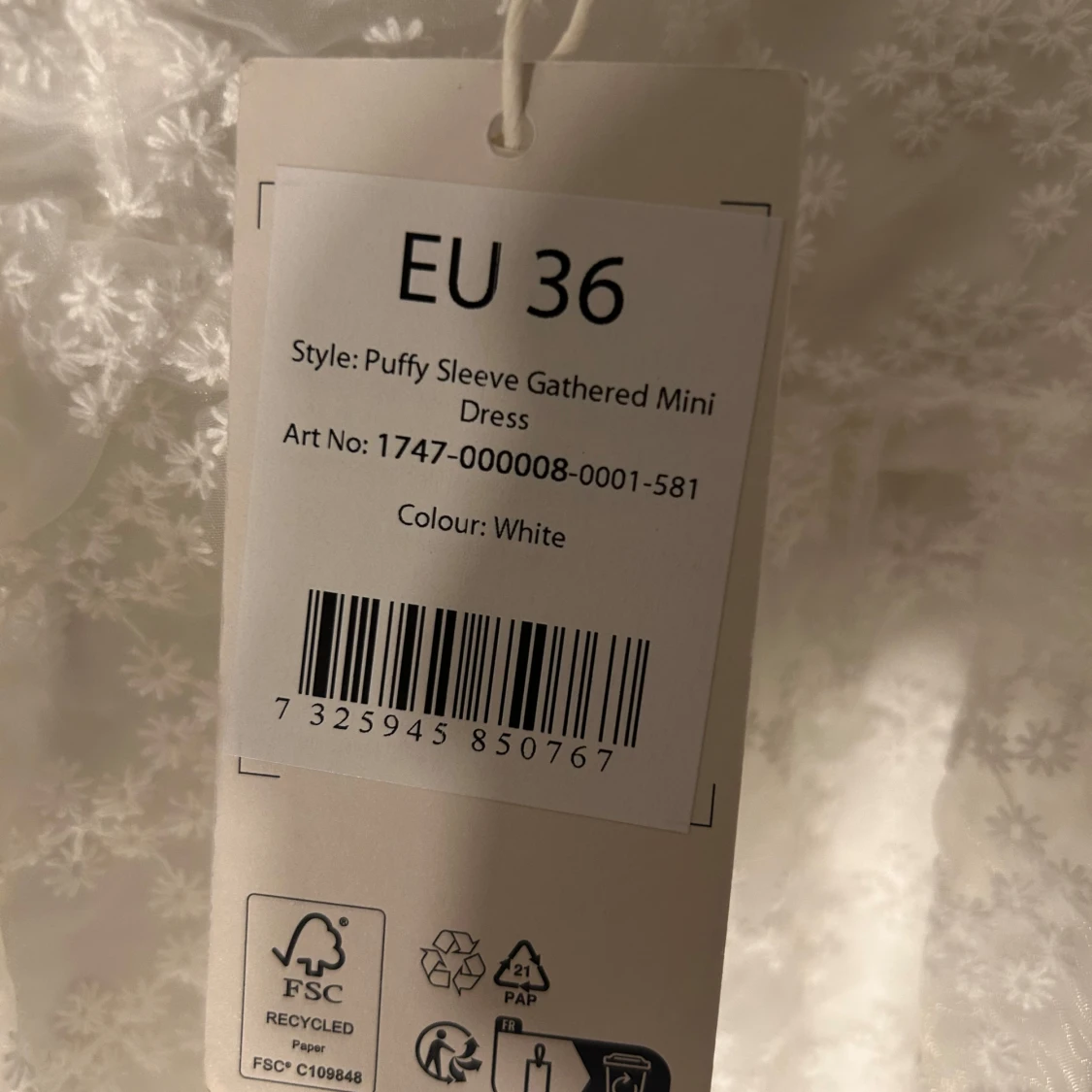 Vit klänning NAKD - 90