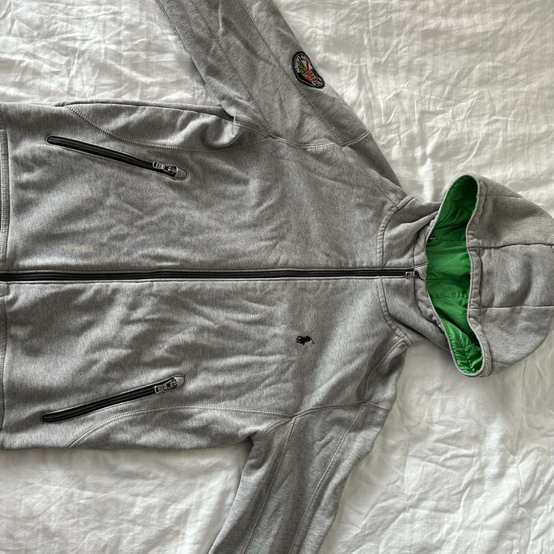 Grå hoodie från Polo Ralph Lauren