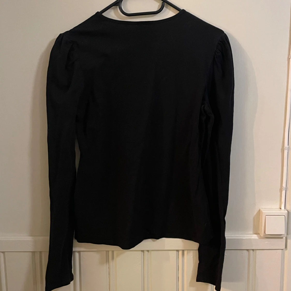 Svart långärmad topp från HM