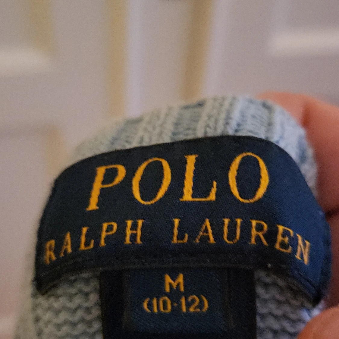 Ljusblå stickad tröja från Ralph Lauren - 91