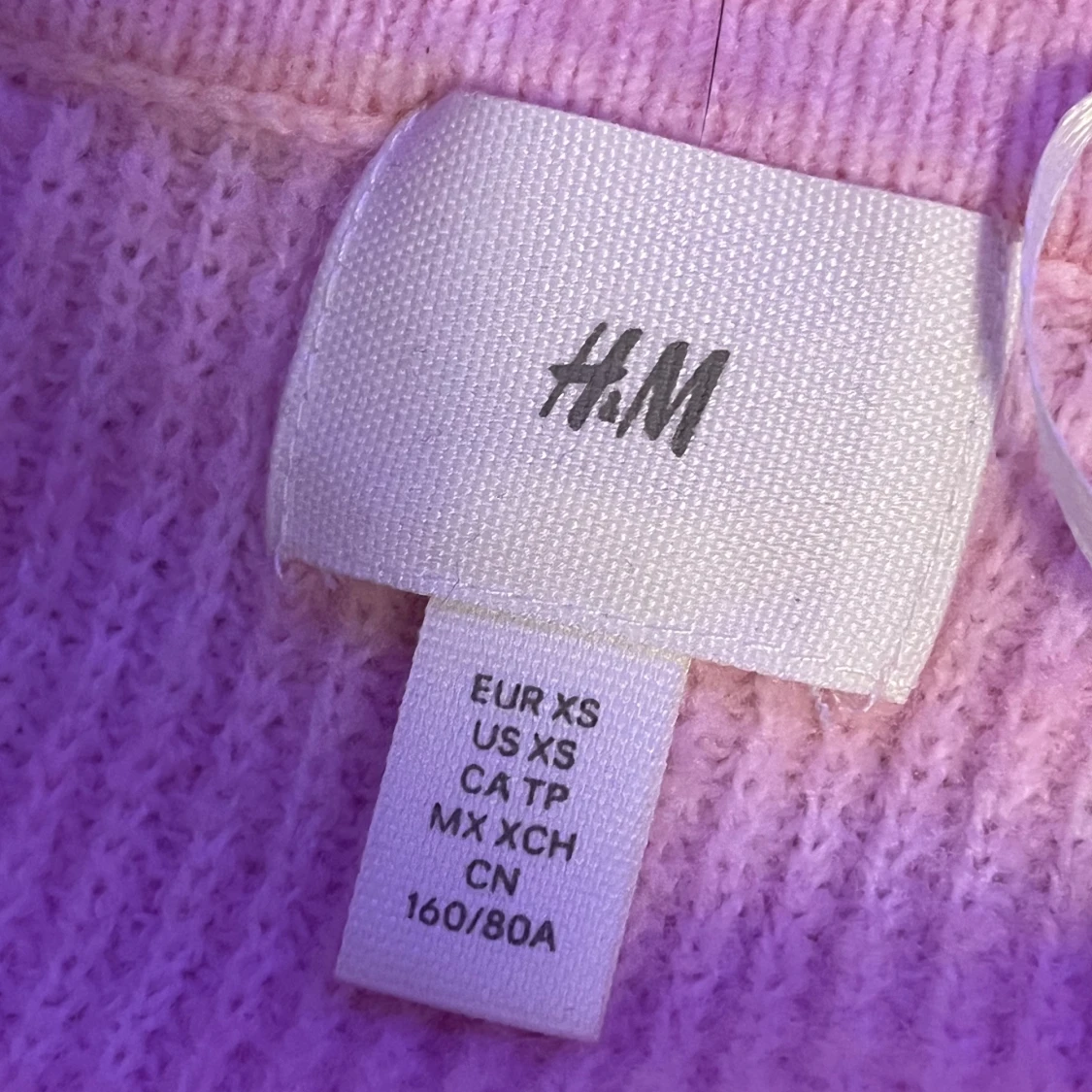 Rosa stickad tröja från H&M - 91