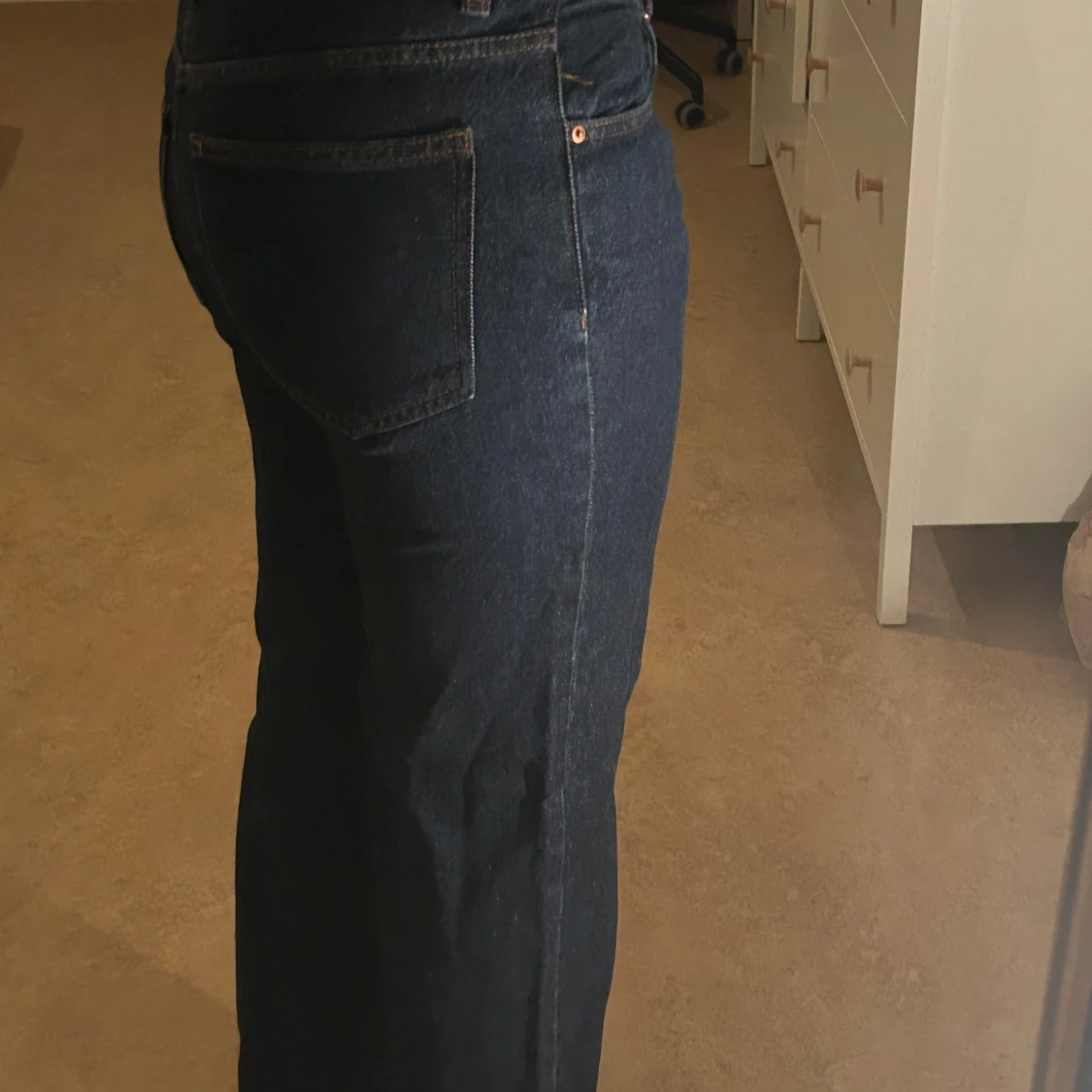 Mörkblå jeans - 90