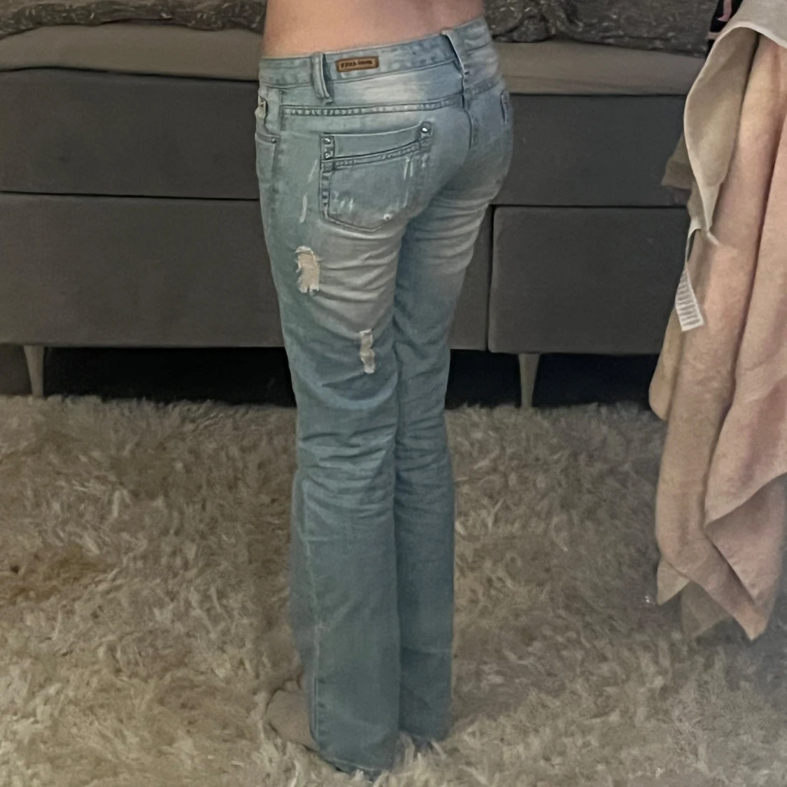 Lågmidjade jeans - 2